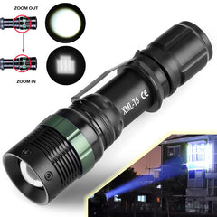 10000 Lumens Tactical Zoomable LED Flashlight + BATTERY & CHARGER