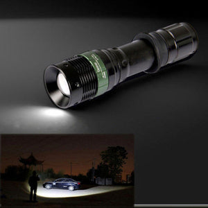 10000 Lumens Tactical Zoomable LED Flashlight + BATTERY & CHARGER